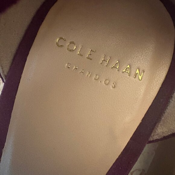 Cole Haan Plum Ankle Strap Heels - Picture 4 of 4